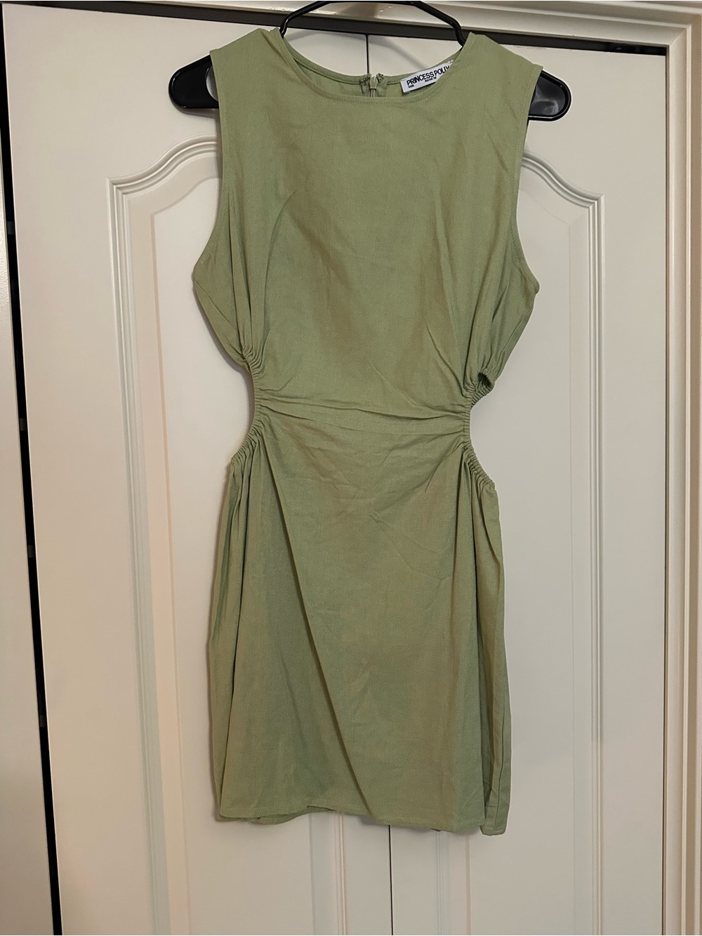 Princess Polly Olive Green Sleeveless Cutout Dress